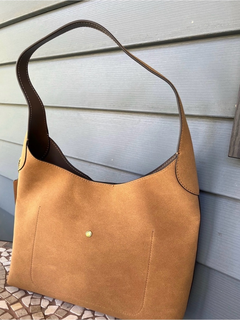 Coach Suede Brooklyn 28 shoulder bag - Picture 6 of 12